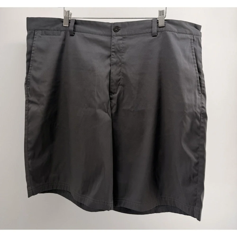 Nike Golf Tour Performance Men's Size 40 Gray Dri-Fit Flat Front Athletic Shorts